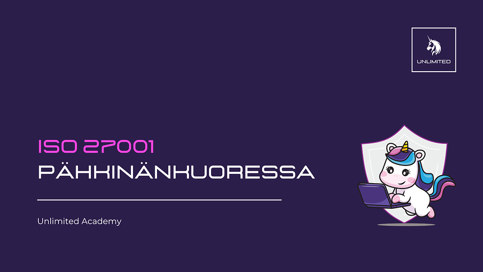 ISO 27001 Pähkinänkuoressa by Unlimited Academy – verkkokursseja standardiosaamisen kehittämiseen